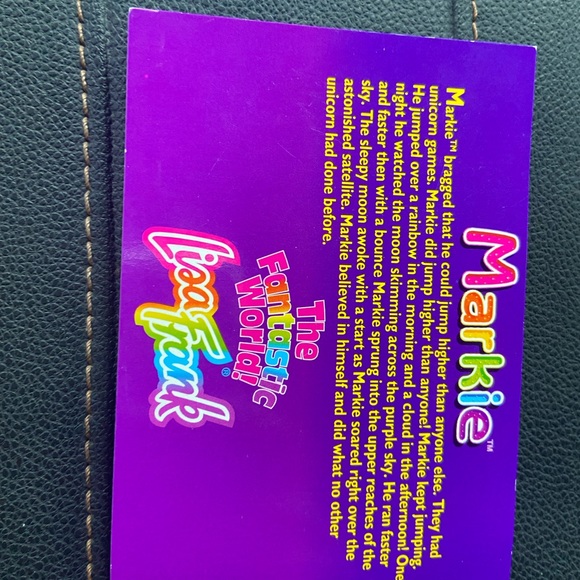 Lisa Frank Vintage Markie Sticker Book bill for size comparison & not included - Picture 3 of 12